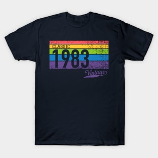 Classic 1983 Vintage - Perfect 40th Birthday Gift T-Shirt